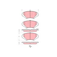 TRW Brake Pads GDB3356 - Brake Pads