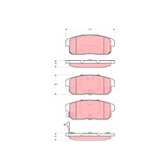 TRW Brake Pads GDB3357 - Brake Pads