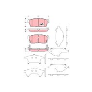 TRW Brzdové destičky GDB3359 - Brake Pads