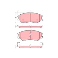 TRW Brake Pads GDB3360 - Brake Pads