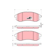 TRW Brzdové destičky GDB3380 - Brake Pads