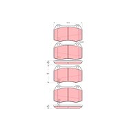 TRW Brake Pads GDB3381 - Brake Pads