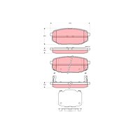 TRW Brake Pads GDB3384 - Brake Pads