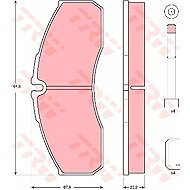 TRW Brake Pads GDB3385 - Brake Pads