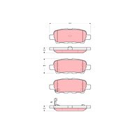 TRW Brzdové destičky GDB3393 - Brake Pads