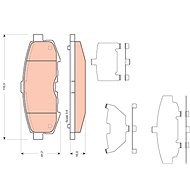 TRW Brake Pads GDB3406 - Brake Pads