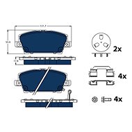 TRW Brake Pads GDB3407BTE - Brake Pads
