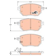 TRW Brzdové destičky GDB3416 - Brake Pads