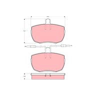 TRW Brake Pads GDB342 - Brake Pads