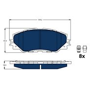 TRW Brake Pads GDB3425BTE - Brake Pads