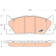 TRW Brzdové destičky GDB3429 - Brake Pads