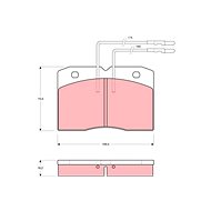 TRW Brake Pads GDB343 - Brake Pads