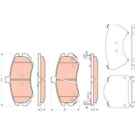 TRW Brake Pads GDB3431 - Brake Pads