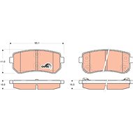 TRW Brzdové destičky GDB3451 - Brake Pads
