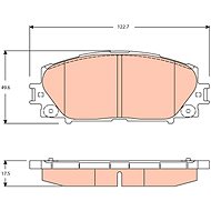 TRW Brzdové destičky GDB3459 - Brake Pads