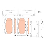 TRW Brzdové destičky GDB3470 - Brake Pads