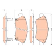 TRW Brake Pads GDB3478 - Brake Pads