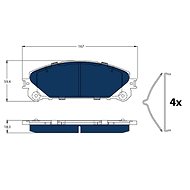 TRW Brake Pads GDB3484BTE - Brake Pads