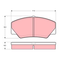 TRW Brake Pads GDB349 - Brake Pads