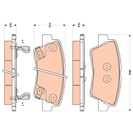 TRW Brzdové destičky GDB3495 - Brake Pads