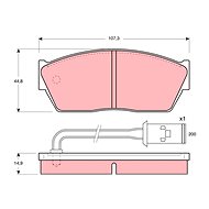 TRW Brake Pads GDB350 - Brake Pads