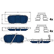 TRW Brake Pads GDB3508BTE - Brake Pads