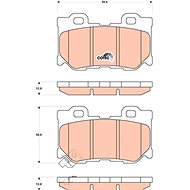 TRW Brzdové destičky GDB3515 - Brake Pads