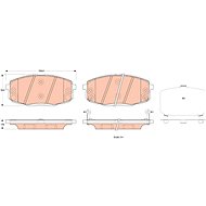 TRW Brzdové destičky GDB3523 - Brake Pads
