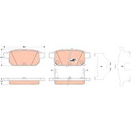 TRW Brzdové destičky GDB3529 - Brake Pads