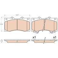 TRW Brzdové destičky GDB3560 - Brake Pads