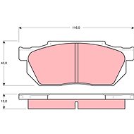 TRW Brake Pads GDB358 - Brake Pads