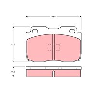 TRW Brzdové destičky GDB359 - Brake Pads