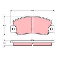 TRW Brake Pads GDB360 - Brake Pads