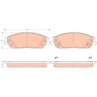 TRW Brzdové destičky GDB3614 - Brake Pads