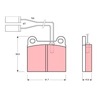 TRW Brake Pads GDB362 - Brake Pads