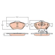 TRW Brzdové destičky GDB3625 - Brake Pads