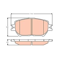 TRW Brake Pads GDB3628 - Brake Pads