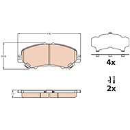 TRW Brzdové destičky GDB3631 - Brake Pads
