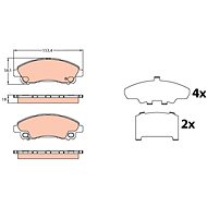 TRW Brzdové destičky GDB3644 - Brake Pads