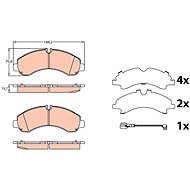 TRW Brzdové destičky GDB3645 - Brake Pads
