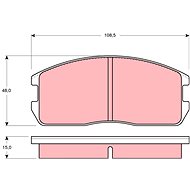 TRW Brake Pads GDB365 - Brake Pads