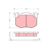 TRW Brake Pads GDB386 - Brake Pads