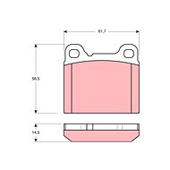TRW Brake Pads GDB391 - Brake Pads