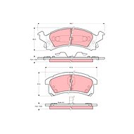 TRW Brzdové destičky GDB4002 - Brake Pads