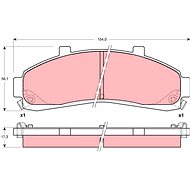 TRW Brake Pads GDB4010 - Brake Pads