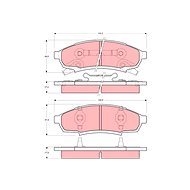 TRW Brzdové destičky GDB4014 - Brake Pads