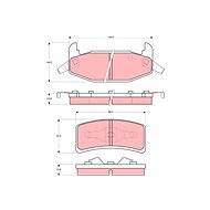 TRW Brake Pads GDB4015 - Brake Pads