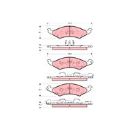 TRW Brake Pads GDB4019 - Brake Pads