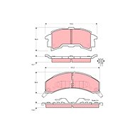 TRW Brzdové destičky GDB4029 - Brake Pads