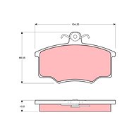 TRW Brake Pads GDB403 - Brake Pads